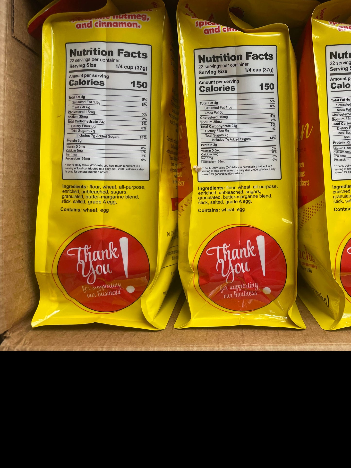 Chin Chin Box 8 PC of 3lb Bags Reseller Only