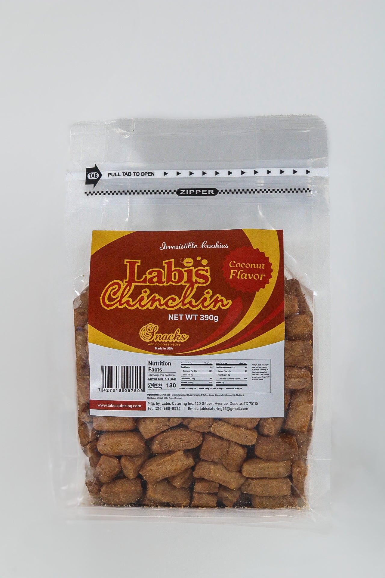 Coconut Flavor - Chin Chin 390g