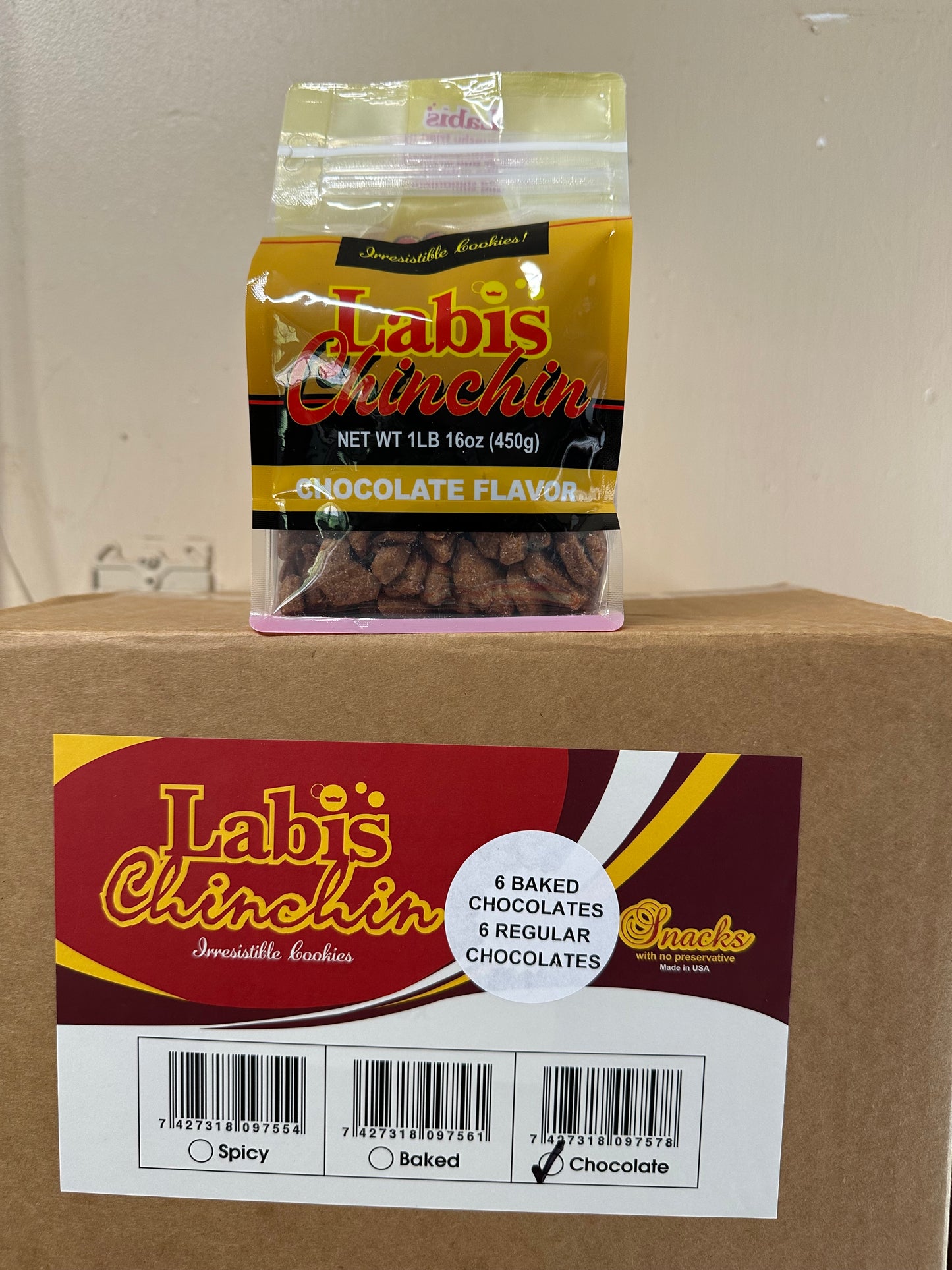 BOX 12PC CHOCOLATE 450G